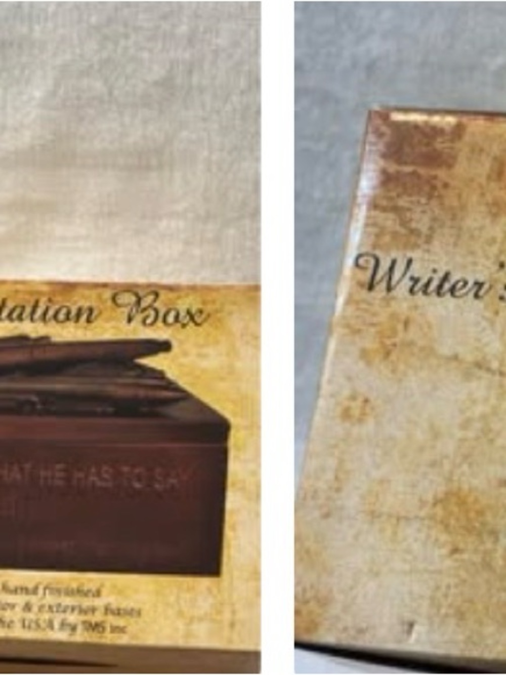 Pen Trinket Box Ernest Hemingway Decorative writer's keepsake box.
